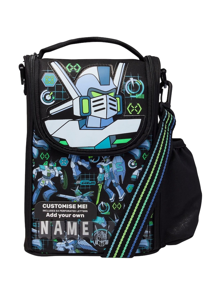 Smiggle Black Weekend Junior ID Lunchbox With Strap - Image 1 of 3 Smiggle Black Weekend Junior ID Lunchbox With Strap - Image 1 of 3