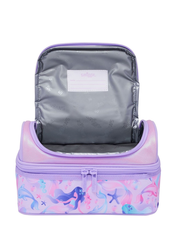 Smiggle Purple Aspire Double Decker Lunch Box - Image 3 of 3 Smiggle Purple Aspire Double Decker Lunch Box - Image 3 of 3