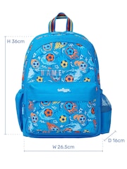 Smiggle Blue Weekend Junior ID Backpack - Image 4 of 4