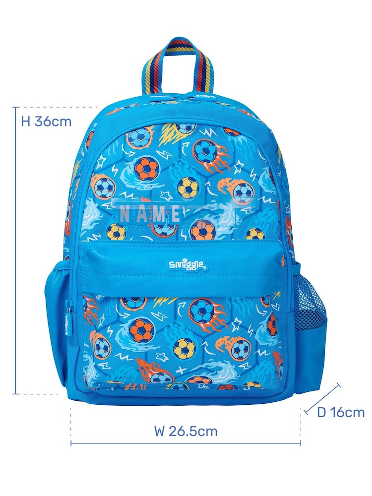 Smiggle Blue Weekend Junior ID Backpack - Image 4 of 4
