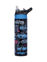 Smiggle Black Aspire Insulated Stainless Steel Flip Drink Bottle 520Ml - Image 1 of 2