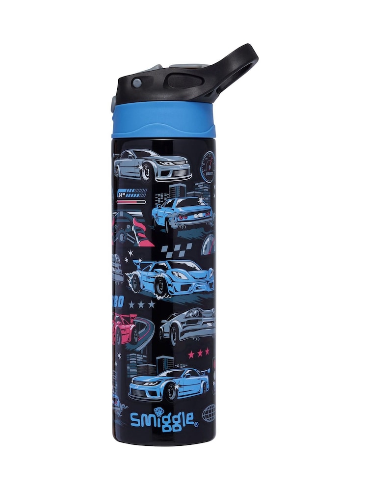 Smiggle Black Aspire Insulated Stainless Steel Flip Drink Bottle 520Ml - Image 2 of 2 Smiggle Black Aspire Insulated Stainless Steel Flip Drink Bottle 520Ml - Image 2 of 2
