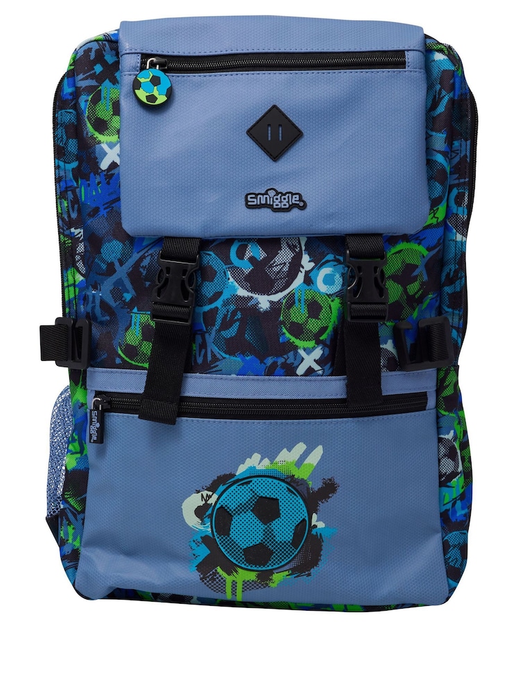 Asul - Smiggle Aspire Foldover Attach Backpack - Larawan 1 ng 2 Asul - Smiggle Aspire Foldover Attach Backpack - Larawan 1 ng 2