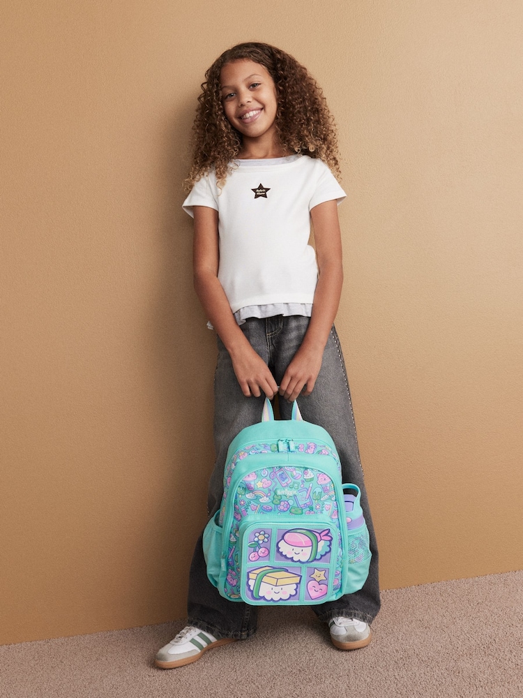 Smiggle Mint Weekend Junior Character Backpack - Image 1 of 4 Smiggle Mint Weekend Junior Character Backpack - Image 1 of 4
