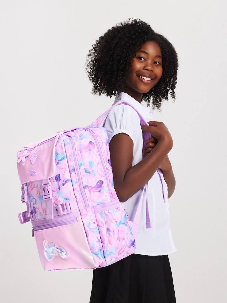 Lila - Smiggle Aspire Foldover Attach Backpack - Larawan 1 ng 5 Lila - Smiggle Aspire Foldover Attach Backpack - Larawan 1 ng 5