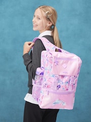 Lila - Smiggle Aspire Foldover Attach Backpack - Larawan 2 ng 5