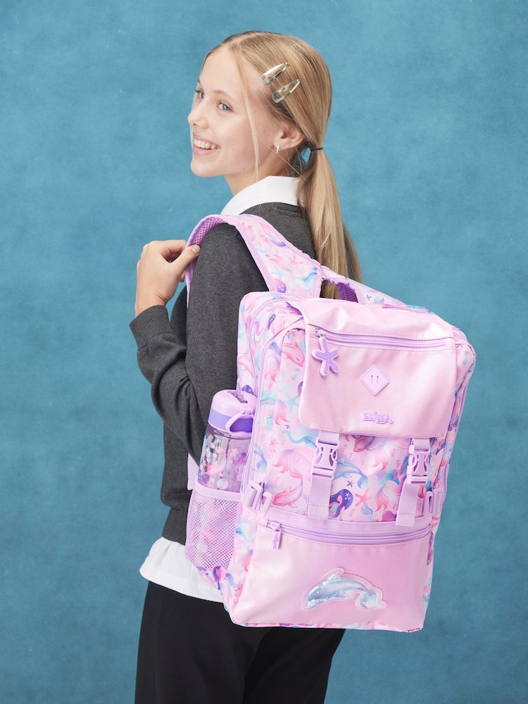 Lila - Smiggle Aspire Foldover Attach Backpack - Larawan 2 ng 5 Lila - Smiggle Aspire Foldover Attach Backpack - Larawan 2 ng 5