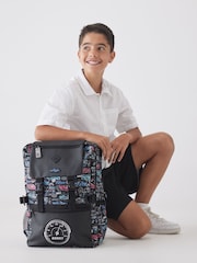 Itim - Smiggle Aspire Foldover Attach Backpack - Larawan 3 ng 5