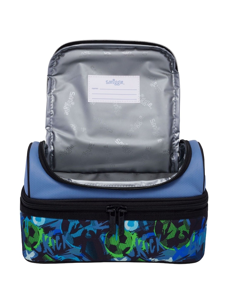 蓝色 - Smiggle Aspire Double Decker Lunch Box - 4的图像4｝
