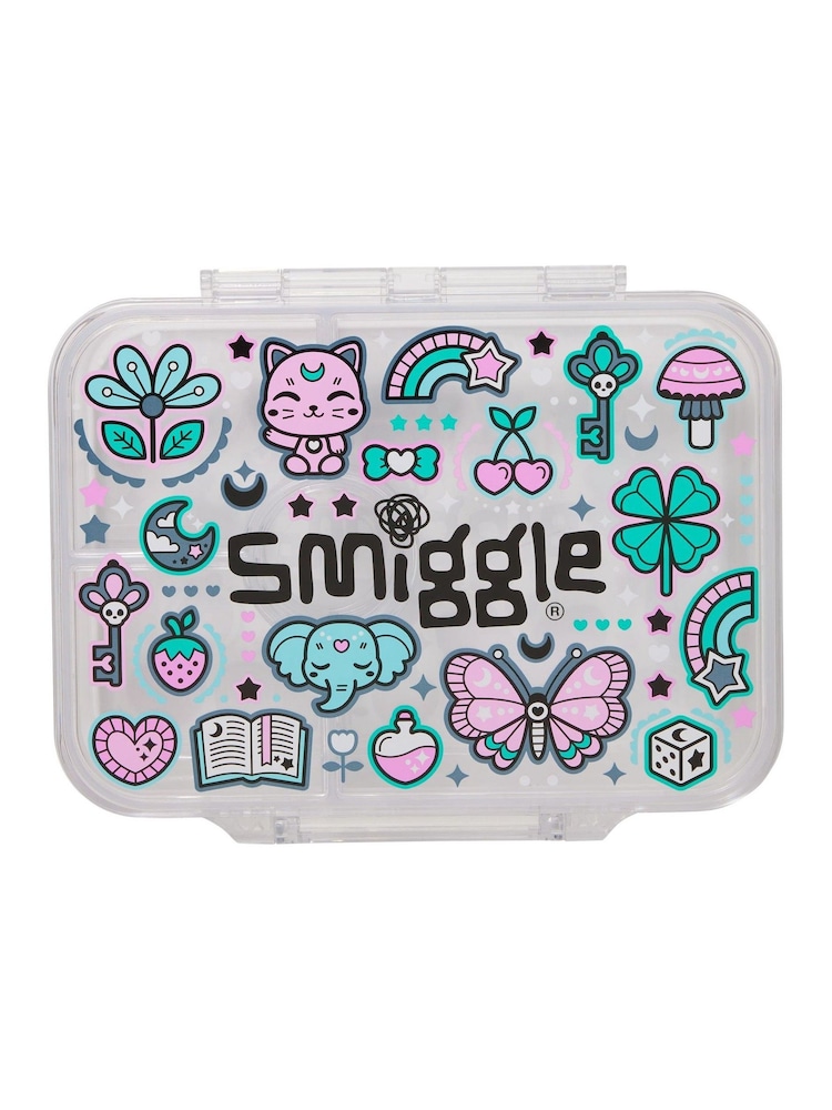Black Qarışıq - Smiggle Aspire Medium See Me Bento Nahar qutusu - 3şəkildən 1 şəkil