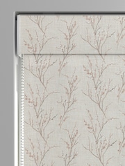 Laura Ashley Blush Pink Pussy Willow Embroidered Made To Measure Roman Blind - Image 3 of 6