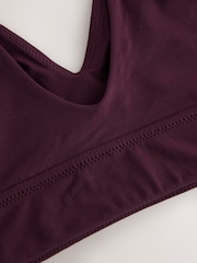 Plum Purple Ultimate Comfort Underarm & Back Smoothing Non Wire Bra - Image 5 of 5