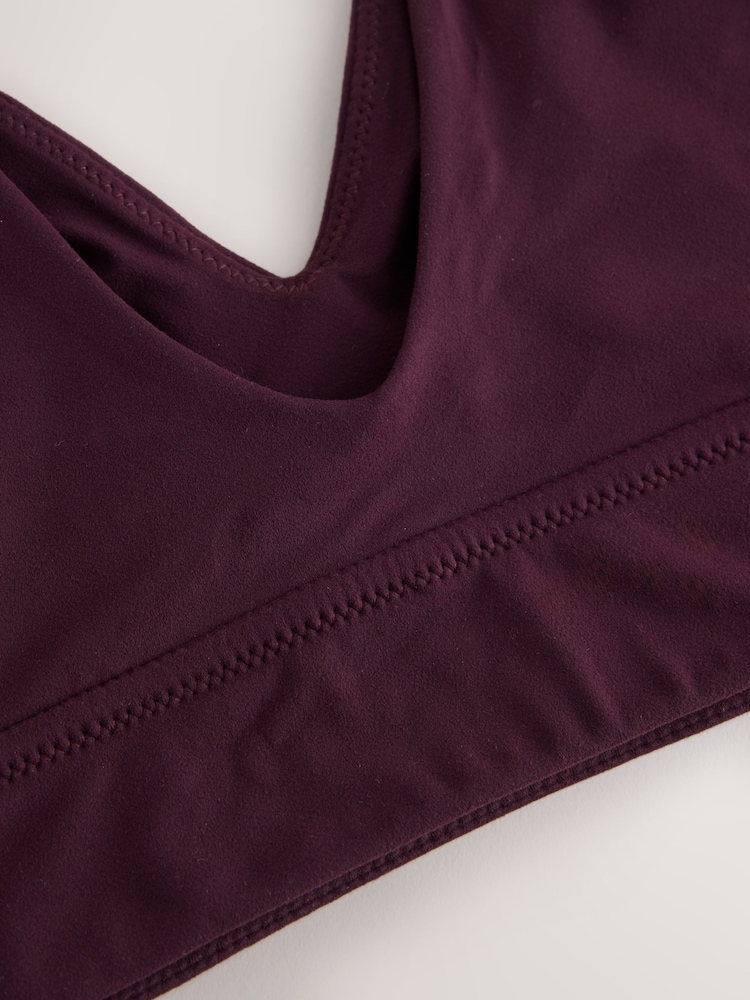 Plum Purple Ultimate Comfort Underarm & Back Smoothing Non Wire Bra - Image 5 of 5