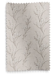 Laura Ashley Grey Pussy Willow Embroidered Made To Measure Roman Blind - Image 6 of 6