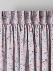 Laura Ashley Grey Blossom Made To Measure 100% Cotton Curtains - Image 5 of 9