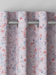 Laura Ashley Grey Blossom Made To Measure 100% Cotton Curtains - Image 7 of 9