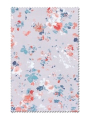 Laura Ashley Grey Blossom Made To Measure 100% Cotton Curtains - Image 9 of 9