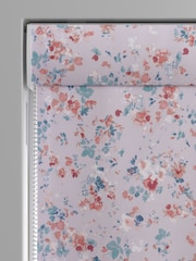 Laura Ashley Grey Blossom Made To Measure 100% Cotton Roman Blinds - Image 3 of 6