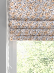 Laura Ashley Ochre Yellow Libby Made To Measure 100% Cotton Roman Blinds - Image 2 of 6