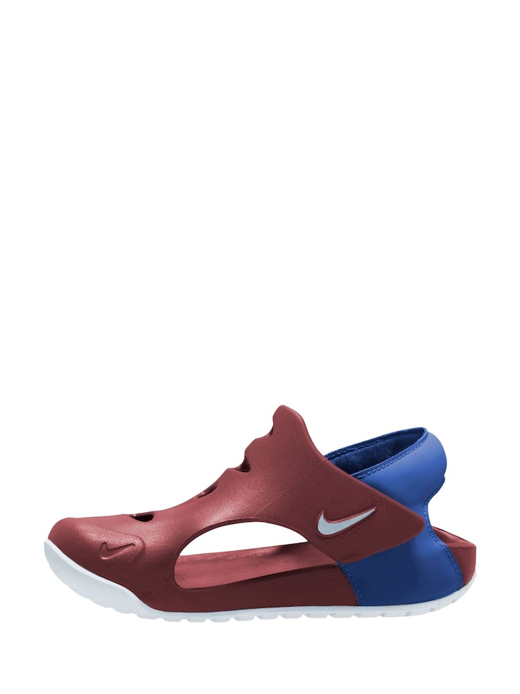 Nike Junior Pink Rust Sunray Protect Sandals - Image 2 of 3