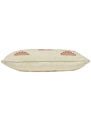 Furn Brick Red Sonny Stitched Polyester Filled 100% Cotton Cushion - Image 3 of 4