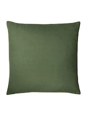 Riva Paoletti Forest Green Laurel Botanical Polyester Filled Cushion - Image 2 of 4