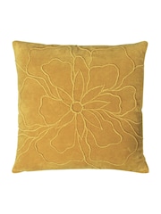 Furn 100% Cotton Angeles Floral Velvet Polyester Filled Cushion - Image 1 of 5