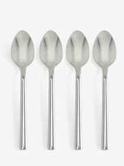 Silver 4 Piece Tea Spoon Hampton Stainless Steel Cutlery Set - Image 2 of 2
