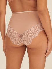 Preto/Nu - Pacote 2 de calcinhas de renda Tummy Control - Imagem 3 de 7