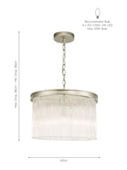 Laura Ashley Gold Manon Chandelier Light - Image 4 of 4