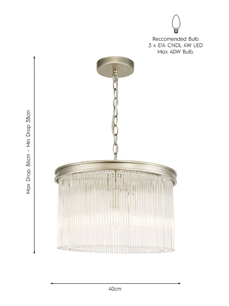 Laura Ashley Gold Manon Chandelier Light - Image 4 of 4 Laura Ashley Gold Manon Chandelier Light - Image 4 of 4