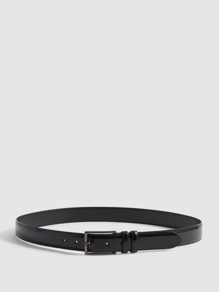 Reiss Black Martin Formal Suit Belt - Image 6 of 6