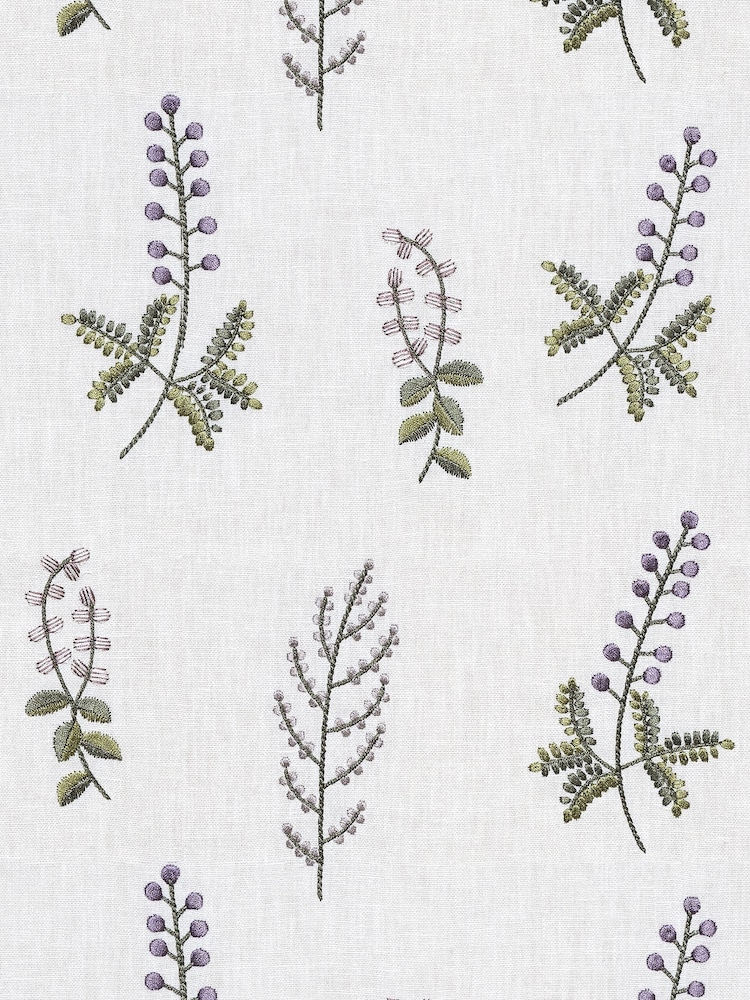 Sanderson Green Bilberry Made To Measure Curtains - Image 8 of 8