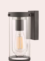 Laura Ashley Black Arthur Outdoor Wall Light - Image 2 of 3