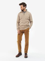 Barbour® Natural Nelson Essential Half Zip Jumper - Image 2 of 7