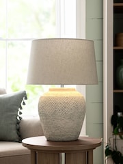 Ivory Cream Moreton Large Table Lamp - Image 1 of 4