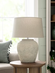 Ivory Cream Moreton Large Table Lamp - Image 2 of 4