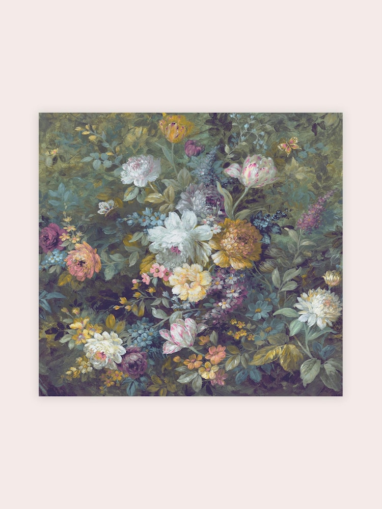 Laura Ashley Green Mathilde 10M Mural - Image 2 of 4