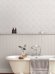Laura Ashley Dove Grey Erwood Wallpaper - Image 1 of 4
