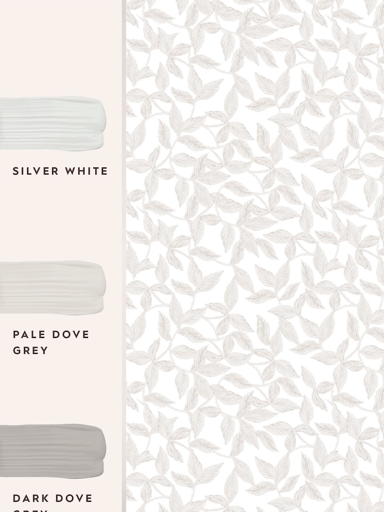 Laura Ashley Dove Grey Erwood Wallpaper - Image 4 of 4