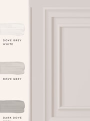Laura Ashley Dove Grey Redbrook 10M Wallpaper - Image 4 of 4