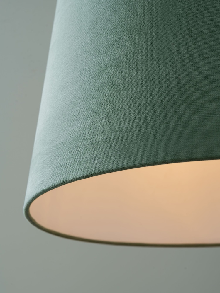 Green Lamp Shade Ceiling Light - Image 3 of 4