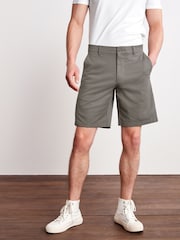 Charcoal Grey Relaxed Fit Stretch Chinos Shorts - Image 1 of 6