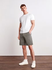 Charcoal Grey Relaxed Fit Stretch Chinos Shorts - Image 2 of 6