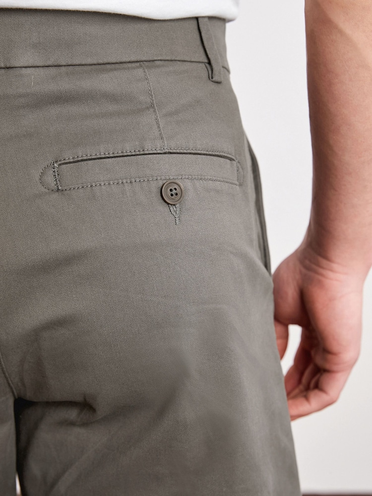 Antraciet - Relaxed fit - Chinoshort met stretch - Image 5 of 6