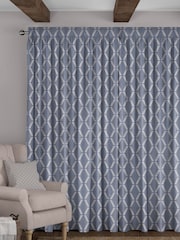Sanderson Blue Hemsby Made To Measure Curtains - Image 2 of 8
