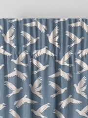 Sanderson Blue Paper Doves Made To Measure Curtains - Image 6 of 8