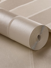 Graham & Brown Cream Baroque Bead Stripe Paste The 10M Wallpaper - Image 2 of 3