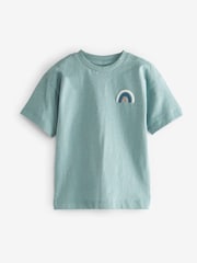 Blue/Pink Oversized T-Shirts 4 Pack (3mths-7yrs) - Image 5 of 7