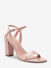 Nude Pink Forever Comfort® Block Simple Sandals - Image 5 of 8